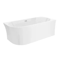 Arezzo 1700 X 750 Modern Curved Corner Bath 10 Arezzo 1700 X 750 Modern Curved Corner Bath -Victorian Plumbing shop azc17 detail1