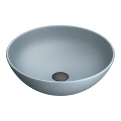 Arezzo 400mm Matt Grey Round Counter Top Basin