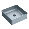 Arezzo 380 X 380mm Matt Grey Square Counter Top Basin -Victorian Plumbing shop azg6276d1