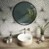 Arezzo Rustic Patterned Round Counter Top Basin - 410mm Diameter