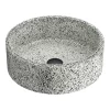 Arezzo Speckled Stone Effect Round Counter Top Basin - 410mm Diameter
