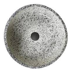 Arezzo Speckled Stone Effect Round Counter Top Basin - 410mm Diameter -Victorian Plumbing shop azj2021 n d1