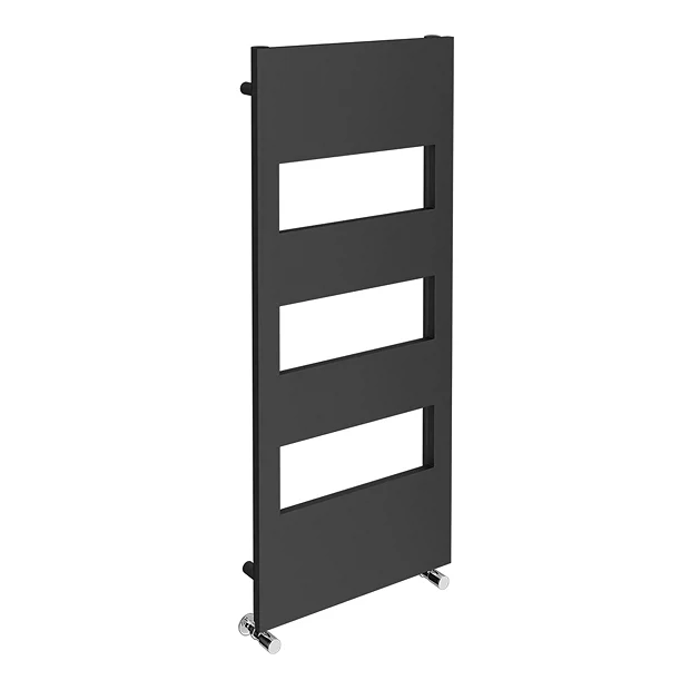 Arezzo Anthracite 1200 X 500 Designer Panel Radiator With Towel Rails 6 Arezzo Anthracite 1200 X 500 Designer Panel Radiator With Towel Rails - Image 4