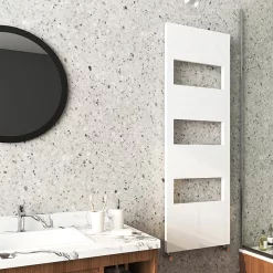 Arezzo White 1500 X 500 Designer Panel Radiator With Towel Rails 7 Arezzo White 1500 X 500 Designer Panel Radiator With Towel Rails -Victorian Plumbing shop azr15x5w d1