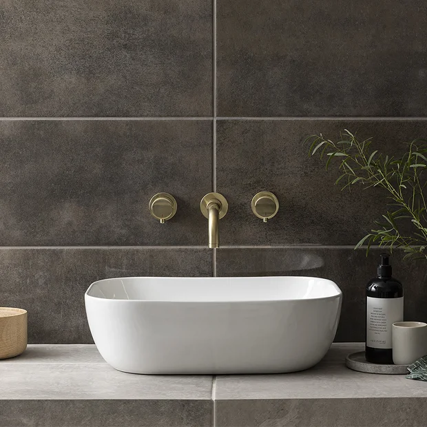 Arezzo 465 X 325mm Gloss White Curved Rectangular Counter Top Basin 5 Arezzo 465 X 325mm Gloss White Curved Rectangular Counter Top Basin - Image 3