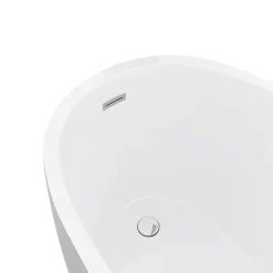 Victorian Plumbing Vienna Silver 1520 Small Modern Slipper Bath 10 Victorian Plumbing Vienna Silver 1520 Small Modern Slipper Bath -Victorian Plumbing shop b024sil d2