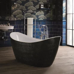 Heritage Bathroom Heritage Alderley Croc Skin Effect Freestanding Acrylic Bath (1730 X 730mm) 7 Heritage Bathroom Heritage Alderley Croc Skin Effect Freestanding Acrylic Bath (1730 X 730mm) -Victorian Plumbing shop balfs00crc d1
