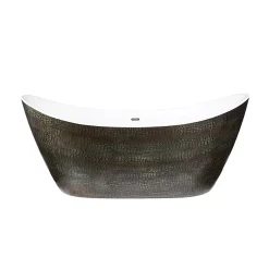 Heritage Bathroom Heritage Alderley Croc Skin Effect Freestanding Acrylic Bath (1730 X 730mm)