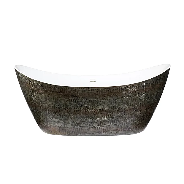 Heritage Bathroom Heritage Alderley Croc Skin Effect Freestanding Acrylic Bath (1730 X 730mm) 3 Heritage Bathroom Heritage Alderley Croc Skin Effect Freestanding Acrylic Bath (1730 X 730mm)