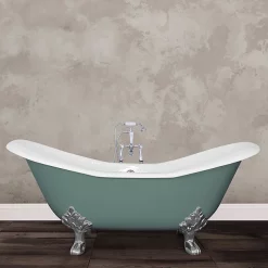 Hurlingham Bath Hurlingham Banburgh Large Cast Iron Roll Top Bath (1825x780mm) With Feet -Victorian Plumbing shop banburghlarged3