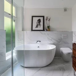 BC Designs Dinkee Freestanding Modern Bath 1500 X 780mm 8 BC Designs Dinkee Freestanding Modern Bath 1500 X 780mm -Victorian Plumbing shop bas012bc d1