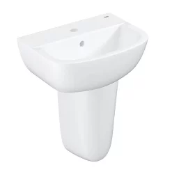 Grohe Bau 450mm 1TH Basin + Half Pedestal