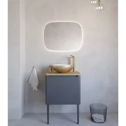 Crosswater Circus 400mm Countertop Basin Brushed Brass