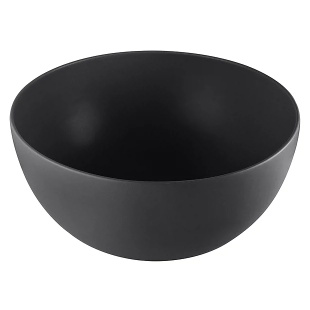 BagnoDesign Matt Black Koy 400mm Round Countertop Basin 5 BagnoDesign Matt Black Koy 400mm Round Countertop Basin - Image 3