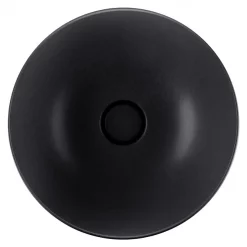 BagnoDesign Matt Black Koy 400mm Round Countertop Basin 11 BagnoDesign Matt Black Koy 400mm Round Countertop Basin -Victorian Plumbing shop bdskoy702mb d2