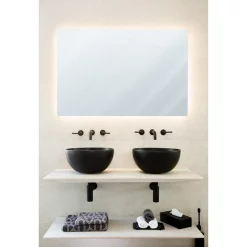 BagnoDesign Matt Black Koy 400mm Round Countertop Basin