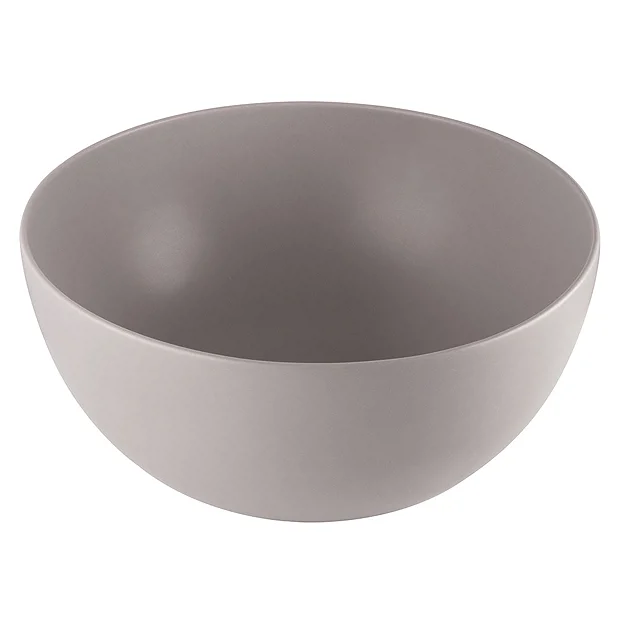BagnoDesign Matt Grey Koy 400mm Round Countertop Basin 5 BagnoDesign Matt Grey Koy 400mm Round Countertop Basin - Image 3