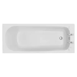 Heritage Bathroom Heritage Dorchester Single Ended 2TH Bath With Solid Skin (1700x700mm)