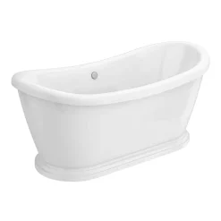 Chatsworth 1770 Double Ended Slipper Roll Top Bath -Victorian Plumbing shop bfre029 d1