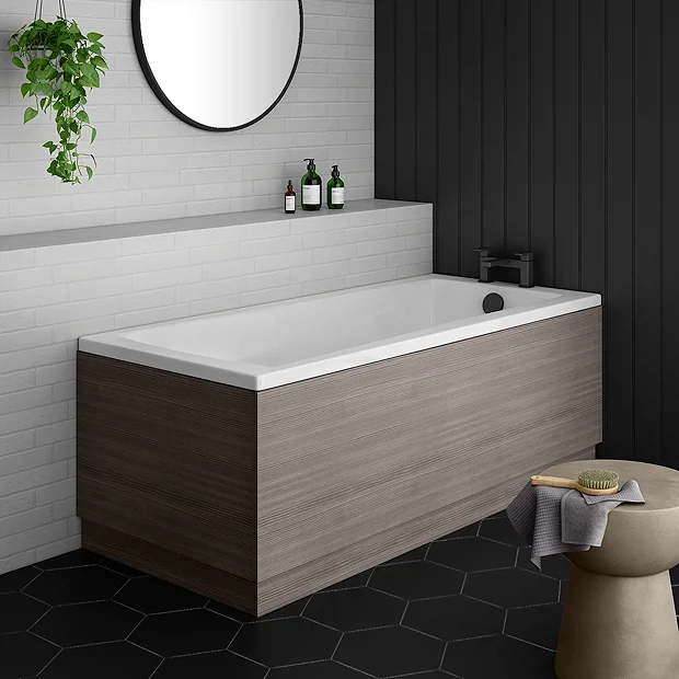 Klyn Bathroom Brooklyn Grey Avola Single Ended Bath 4 Klyn Bathroom Brooklyn Grey Avola Single Ended Bath - Image 2