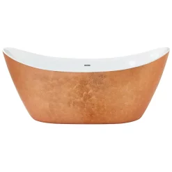 Heritage Bathroom Heritage Hylton Freestanding Acrylic Bath (1730 X 730mm) - Copper Effect 7 Heritage Bathroom Heritage Hylton Freestanding Acrylic Bath (1730 X 730mm) - Copper Effect -Victorian Plumbing shop bhyfs00cop d1