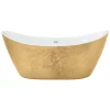 Heritage Bathroom Heritage Hylton Freestanding Acrylic Bath (1730 X 730mm) - Gold Effect -Victorian Plumbing shop bhyfs00gld l
