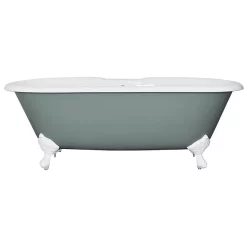 Hurlingham Bath Hurlingham Bisley Cast Iron Roll Top Bath (1690x750mm) With Feet -Victorian Plumbing shop bisley l