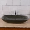 Victorian Plumbing Blue Limestone 600 X 380mm Counter Top Rectangle Basin 0TH
