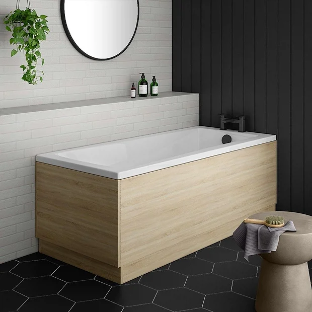 Klyn Bathroom Brooklyn Natural Oak Single Ended Bath 4 Klyn Bathroom Brooklyn Natural Oak Single Ended Bath - Image 2