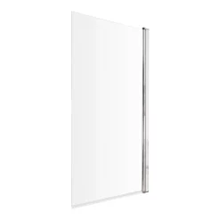 Victorian Plumbing Bordo Single Ended Bath 1700 X 750mm With Hinged Square Bath Screen -Victorian Plumbing shop brb17sq3 d1