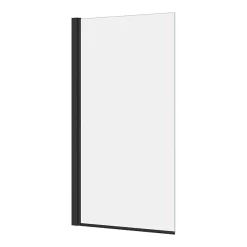 Victorian Plumbing Bordo Single Ended Bath 1700 X 750mm With Matt Black Hinged Square Bath Screen -Victorian Plumbing shop brb17sq3mmb detail02