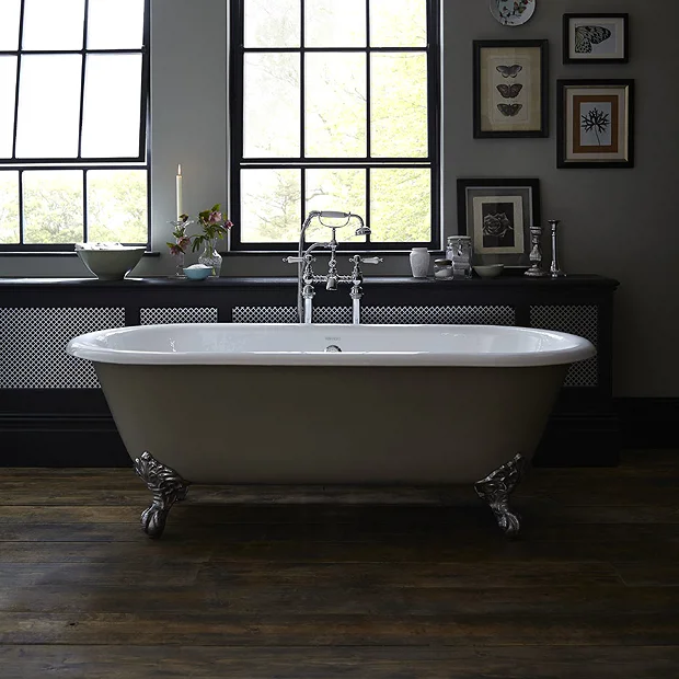 Heritage Bathroom Heritage Buckingham Roll Top Cast Iron Bath (1700x770mm) With Feet 6 Heritage Bathroom Heritage Buckingham Roll Top Cast Iron Bath (1700x770mm) With Feet - Image 4