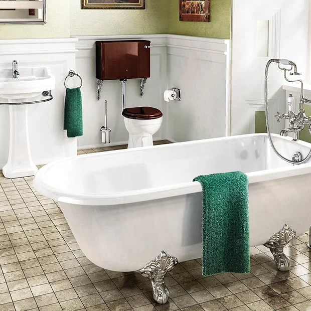 Urlington Bathroom Burlington Blenheim Single Ended 1700 X 750mm Freestanding Bath + Legs 3 Urlington Bathroom Burlington Blenheim Single Ended 1700 X 750mm Freestanding Bath + Legs