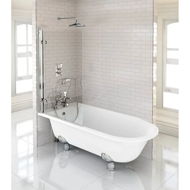 Urlington Bathroom Burlington Hampton LH 1500mm Showering Bath + Legs 3 Urlington Bathroom Burlington Hampton LH 1500mm Showering Bath + Legs