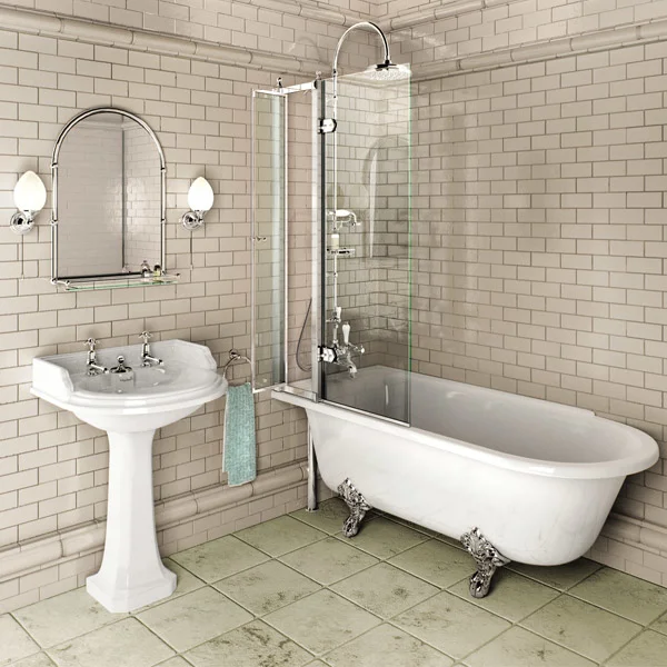Urlington Bathroom Burlington Hampton LH 1500mm Showering Bath + Legs 5 Urlington Bathroom Burlington Hampton LH 1500mm Showering Bath + Legs - Image 3