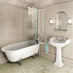 Urlington Bathroom Burlington Hampton RH 1700 X 750mm Showering Bath + Legs 10 Urlington Bathroom Burlington Hampton RH 1700 X 750mm Showering Bath + Legs -Victorian Plumbing shop burhamprhd1