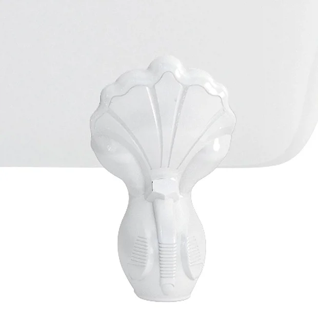 Urlington Bathroom Burlington 1640 Bateau Roll Top Bath + White Claw Feet 3 Urlington Bathroom Burlington 1640 Bateau Roll Top Bath + White Claw Feet