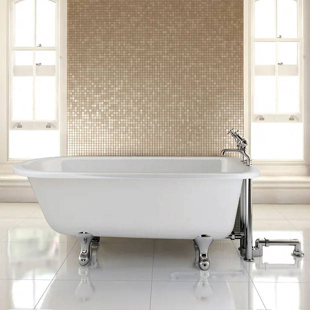 Urlington Bathroom Burlington Blenheim Single Ended 1700 X 750mm Freestanding Bath + Legs 4 Urlington Bathroom Burlington Blenheim Single Ended 1700 X 750mm Freestanding Bath + Legs - Image 2