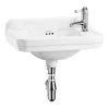 Urlington Bathroom Burlington Edwardian 1TH Wall Mounted Cloakroom Basin -Victorian Plumbing shop burlingtonedwardian51cm1thwallmountedcloakroombasinb8rl
