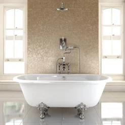 Urlington Bathroom Burlington Windsor Double Ended 1700mm Freestanding Bath + Legs
