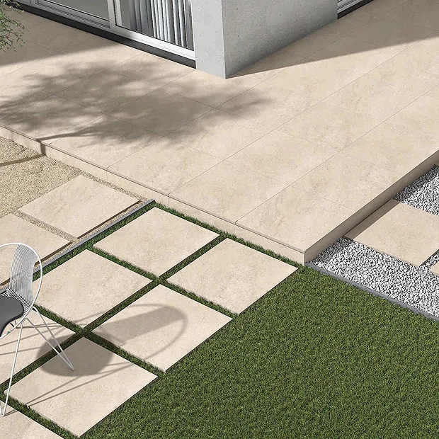 Victorian Plumbing Carmona Beige Outdoor Stone Effect Floor Tile - 600 X 900mm 5 Victorian Plumbing Carmona Beige Outdoor Stone Effect Floor Tile - 600 X 900mm - Image 3