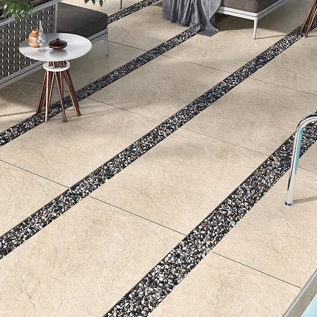 Victorian Plumbing Carmona Beige Outdoor Stone Effect Floor Tile - 600 X 900mm 7 Victorian Plumbing Carmona Beige Outdoor Stone Effect Floor Tile - 600 X 900mm - Image 5