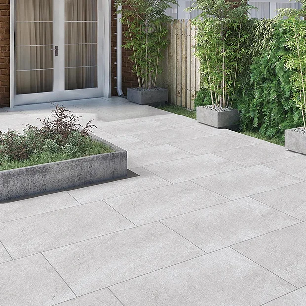 Victorian Plumbing Carmona Grey Outdoor Stone Effect Floor Tile - 600 X 900mm 4 Victorian Plumbing Carmona Grey Outdoor Stone Effect Floor Tile - 600 X 900mm - Image 2
