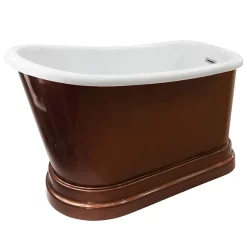 Chatsworth Copper Effect 1300 Short Roll Top Bath -Victorian Plumbing shop cb817cop nd2
