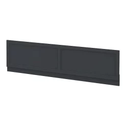 Chatsworth Graphite 1700 X 700 Single Ended Bath + Panels -Victorian Plumbing shop ch17blk detail3