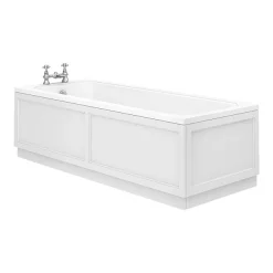Chatsworth 1700 X 700 Single Ended Bath + White Panels -Victorian Plumbing shop ch17wht detail1