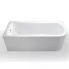 Cleargreen Bathroom Cleargreen Viride Offset 170cm X 75cm Single Ended Bath + Panel -Victorian Plumbing shop cleargreenvirideoffset170cmx75cmsingleendedbathwithpaneld1