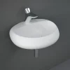 RAK Ceramic RAK Cloud 55cm 1TH Wall Hung Basin - Matt White -Victorian Plumbing shop clowb5501500a l
