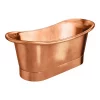 The Period Bathroom Company Trafalgar Copper 1700 X 710mm Double Ended Slipper Roll Top Bath Tub 2 The Period Bathroom Company Trafalgar Copper 1700 X 710mm Double Ended Slipper Roll Top Bath Tub -Victorian Plumbing shop copd117 detail2