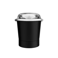 The Period Bathroom Company Trafalgar Matt Black 1700 X 710mm Double Ended Slipper Roll Top Bath Tub (Nickel Inside)